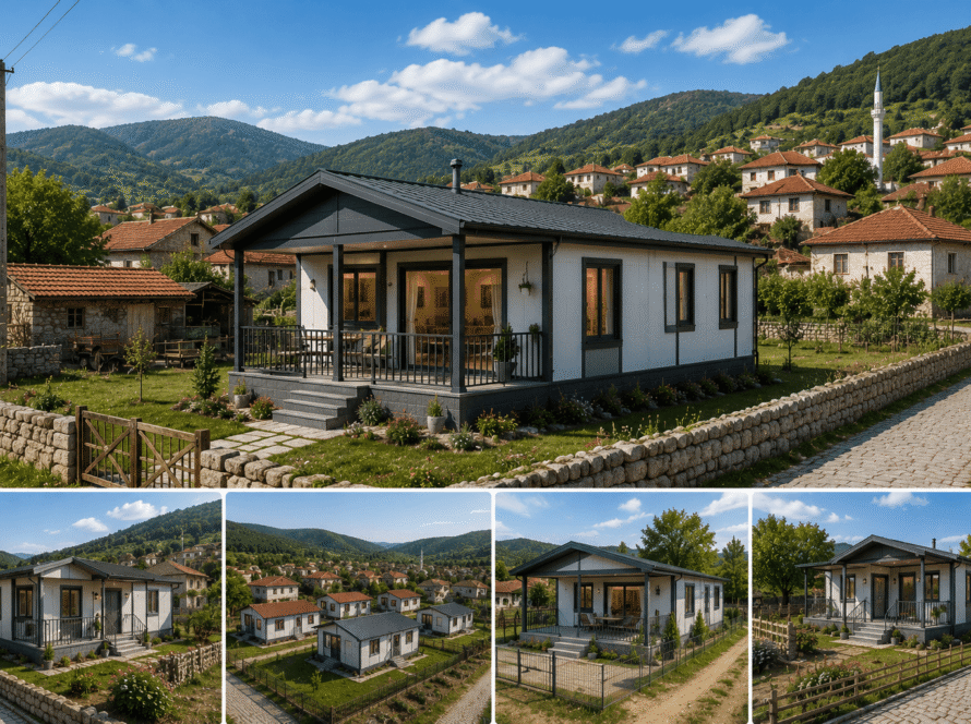 Köy Yerleşimlerinde Prefabrik Evler